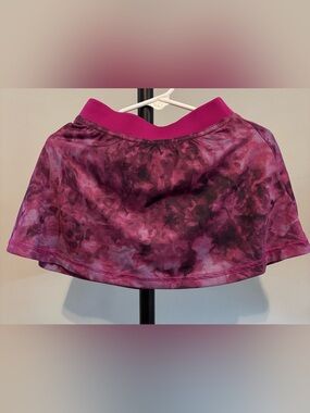 Lands' End Girls' Purple Tie-Dye Skort